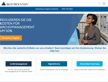 Tablet Screenshot of ironmountain.de
