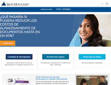 Tablet Screenshot of ironmountain.com.mx