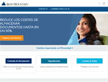 Tablet Screenshot of ironmountain.es