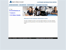 Tablet Screenshot of cic.ironmountain.com